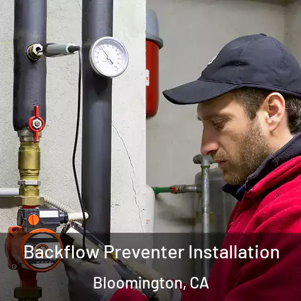  Backflow Preventer Installation Bloomington, CA