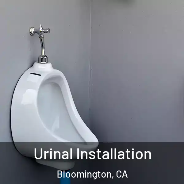  Urinal Installation Bloomington, CA