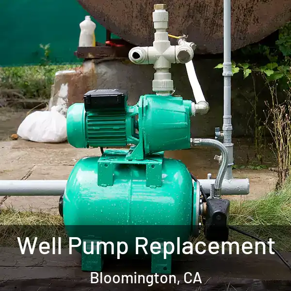  Well Pump Replacement Bloomington, CA